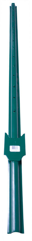 American Posts 1 in. H X 2.25 in. W X 5 ft. L 13 Ga. Powder Coated Green Steel U-Post