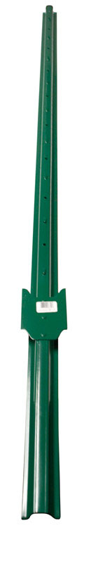 American Posts 1 in. H X 2.25 in. W X 6 ft. L 13 Ga. Powder Coated Green steel U-Post