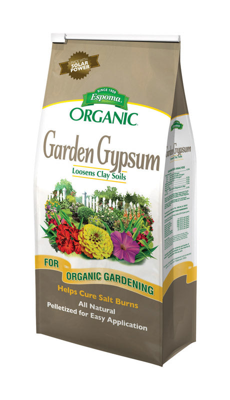 Espoma Organic Garden Gypsum 30 sq ft 6 lb