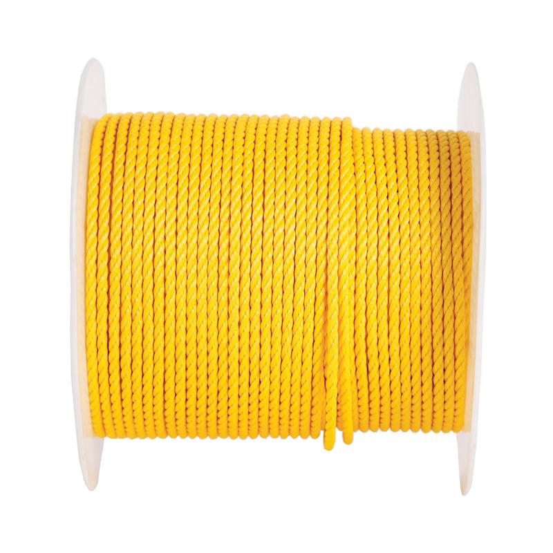 Koch 1/4 in. D X 600 ft. L Yellow Twisted Polypropylene Rope