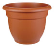 Bloem 12 in. D Resin Ariana Planter Terracotta Clay