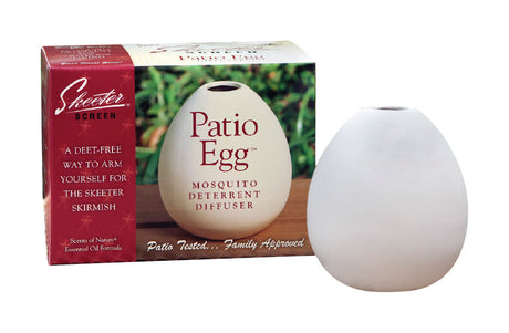 Skeeter Screen Patio Egg Insect Deterrent Diffuser For Mosquitoes 4 oz