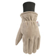 Wells Lamont HydraHyde M Suede Cow Leather Winter Brown Gloves