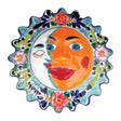 Avera Products Talavera Multi-color Ceramic 14 in. H Sun and Moon Wall Hanging