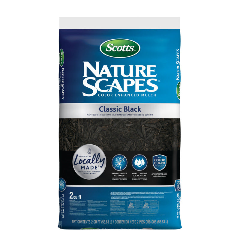 Scotts Nature Scapes Black Bark Color Enhanced Mulch 2 cu ft