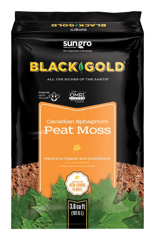 Black Gold Organic Canadian Sphagnum Peat Moss 3.8 cu ft