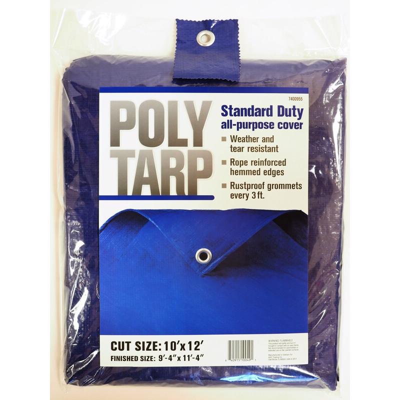 Projex 10 ft. W X 12 ft. L Light Duty Polyethylene Tarp Blue