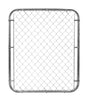 YardGard 48 in. H 12 Ga. Galvanized Silver Metal Chain Link Fence Gate