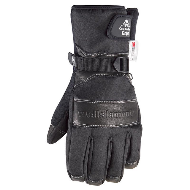 Wells Lamont L Cowhide Leather Winter Black Gloves