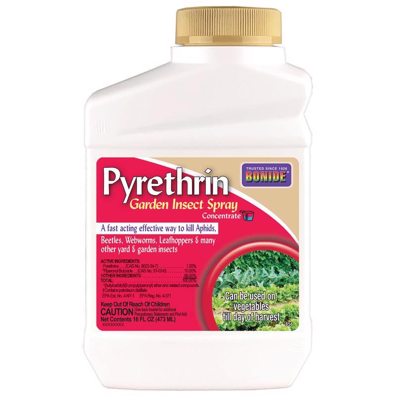 Bonide Pyrethrin Spray Organic Insect Killer Liquid Concentrate 16 oz