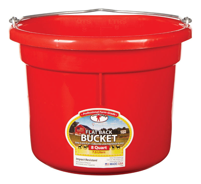 Little Giant 8 qt Bucket Red