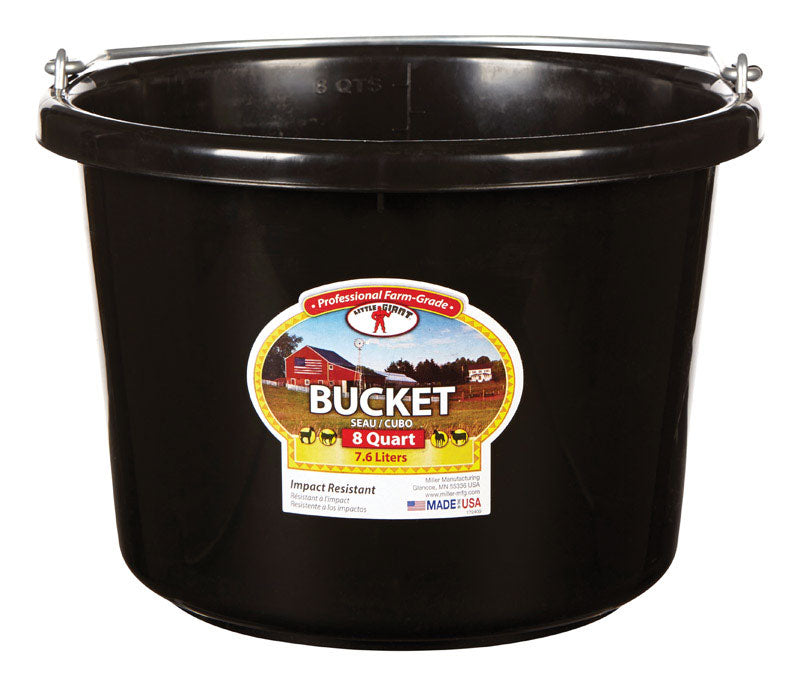 Little Giant 8 qt Bucket Black