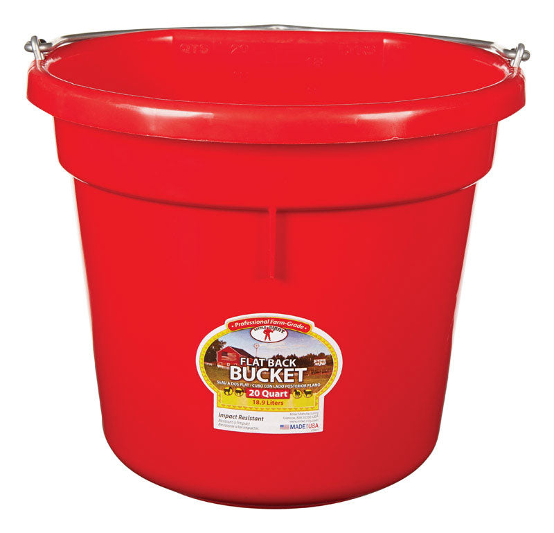 Little Giant 20 qt Bucket Red