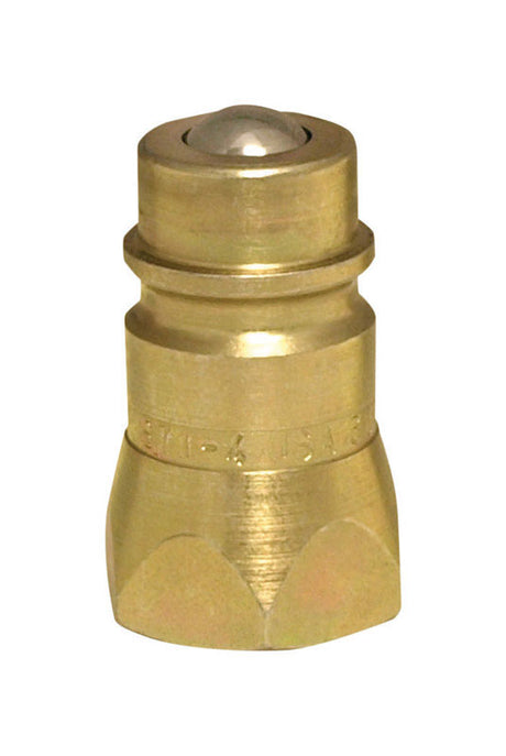 Universal Steel 1/2 in. D X 1/2 in. D Hydraulic Coupler 1 pk