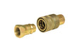 Apache Steel 1/2 in. D X 1/2 in. D Hydraulic Coupler 1 pk