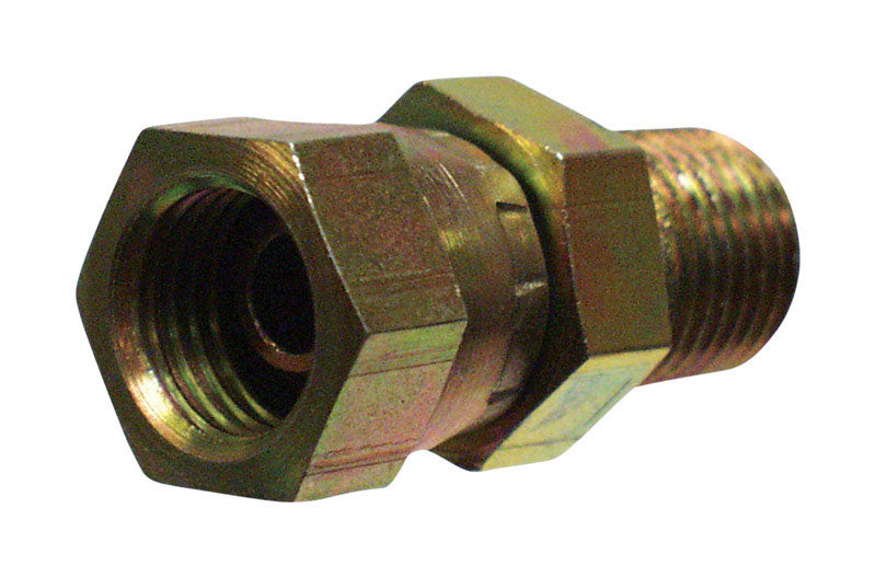 Apache Steel 3/8 in. D X 1/2 in. D Hydraulic Adapter 1 pk