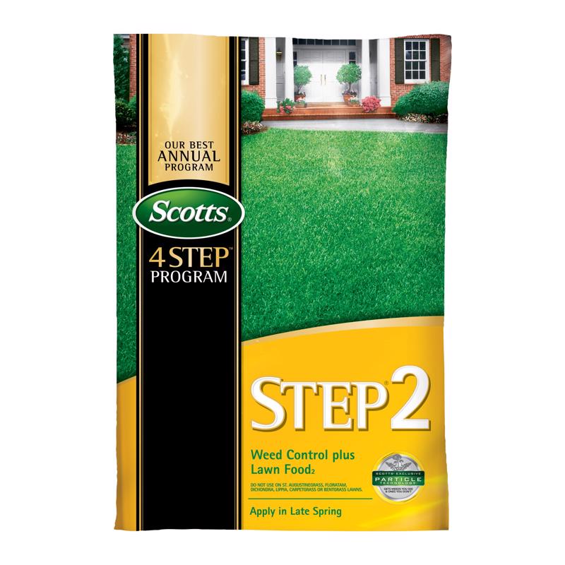 Scotts Step 2 Weed Control Weed Control Lawn Fertilizer For Multiple Grass Types 5000 sq ft