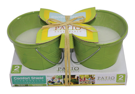 Patio Essentials Citronella Bucket Candle For Mosquitoes/Other Flying Insects 10 oz