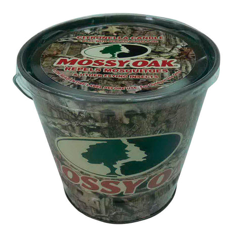 Mossy Oak Citronella Bucket Candle For Mosquitoes/Other Flying Insects 16 oz