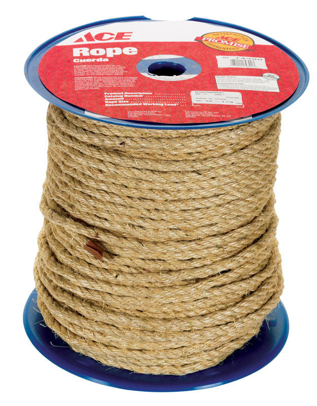 Ace 3/8 in. D X 400 ft. L Tan Twisted Sisal Rope