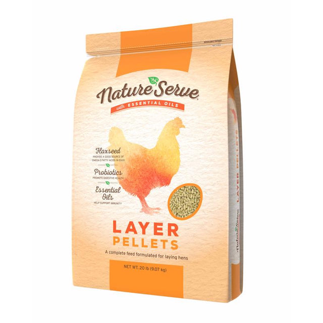 NatureServe Layer Feed Pellets For Poultry 20 lb