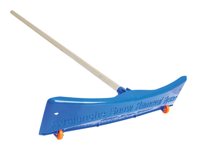 Avalanche Deluxe 24 in. W X 20 ft. L Poly Wheeled Roof Rake