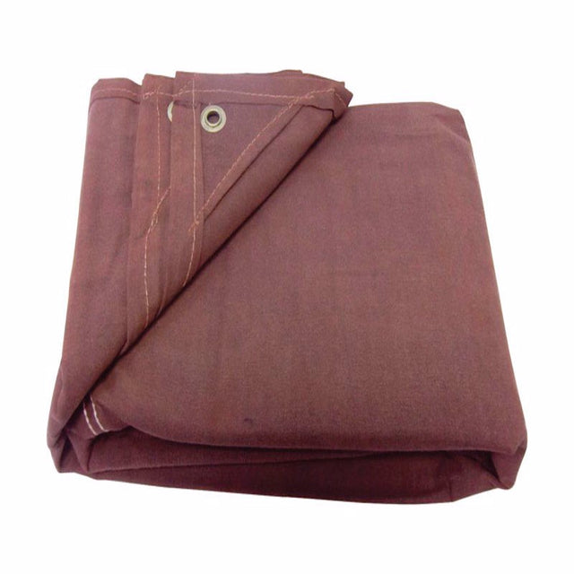 King Tarpaulin 8 ft. W X 10 ft. L Heavy Duty Canvas Tarpaulin Brown