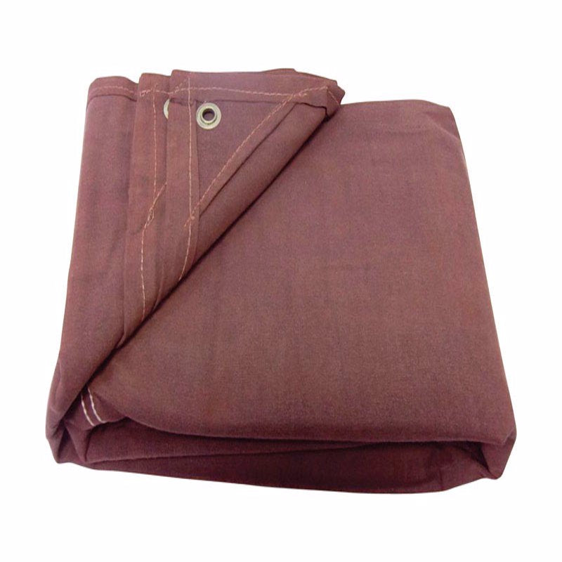 King Tarpaulin 6 ft. W X 8 ft. L Heavy Duty Canvas Tarpaulin Brown