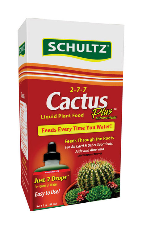 Schultz Cactus Plus Liquid Plant Food 4 oz