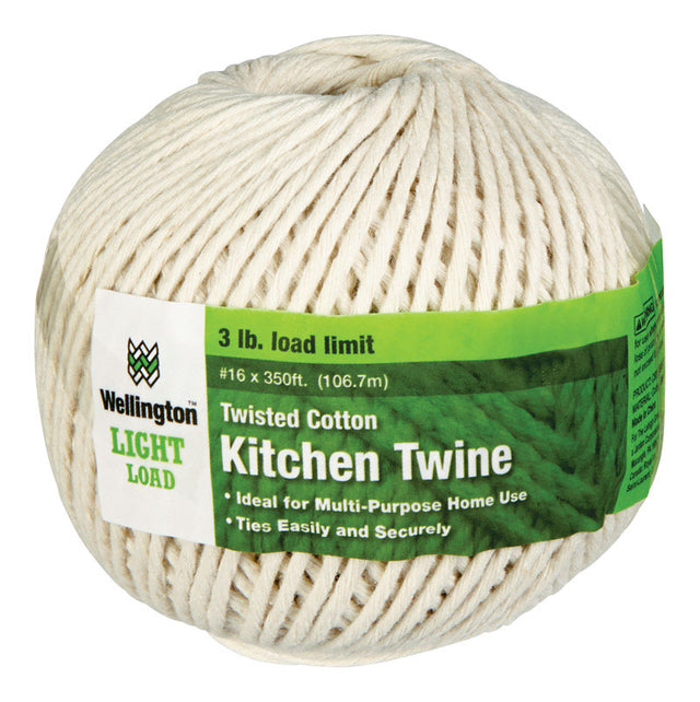 Wellington 350 ft. L White Twisted Cotton Kitchen Twine