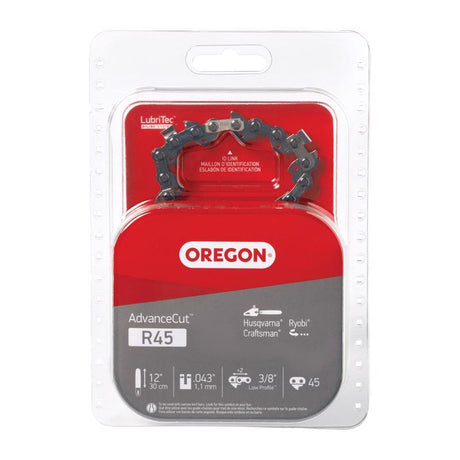 Oregon AdvanceCut R45 12 in. Chainsaw Chain 45 links