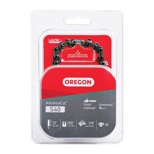 Oregon AdvanceCut S40 10 in. Chainsaw Chain 40 links