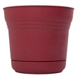 Bloem Saturn 4.5 in. H X 5 in. D Plastic Planter Burnt Red