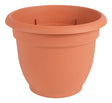 Bloem 13.75 in. H X 17.75 in. W X 16 in. D Plastic Ariana Planter Terracotta