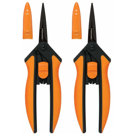 Fiskars Softgrip Stainless Steel Straight Edge Pruners