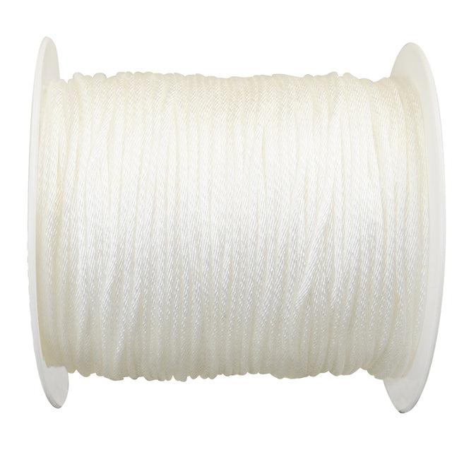 Wellington 1/8 in. D X 600 ft. L White Solid Braided Nylon Rope