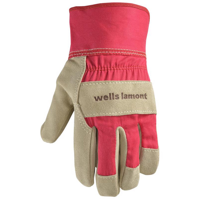 Wells Lamont Women's Work Gloves Gray/Yellow M 1 pk