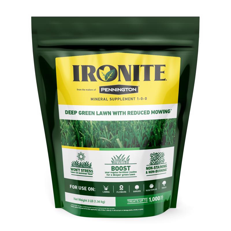 Pennington Ironite All-Purpose Lawn Fertilizer For All Grasses 1000 sq ft