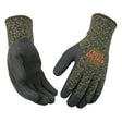 Kinco Frost Breaker Men's Indoor/Outdoor Thermal Dipped Gloves Camouflage L 1 pair