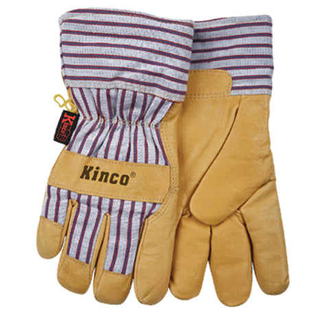 Kinco Men's Outdoor Knit Wrist Work Gloves Yellow XXL 1 pair