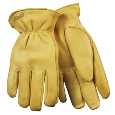 Kinco Men's Indoor/Outdoor Driver Gloves Gold L 1 pair