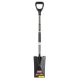 Truper Tru Pro 42 in. Steel Square Garden Spade Steel Handle