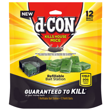 d-CON Bait Station Blocks For Mice