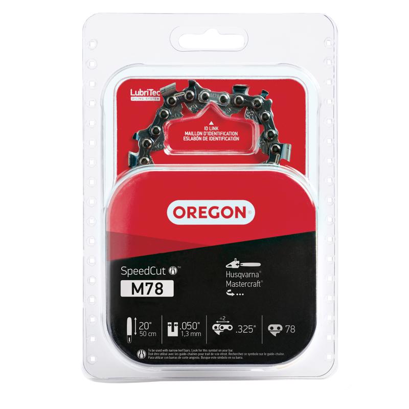 Oregon SpeedCut M78 20 in. Chainsaw Chain 78 links