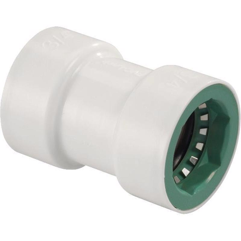 Orbit PVC-Lock Push to Connect 3/4 in. Push X 3/4 in. D Push Plastic Coupling