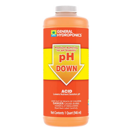 General Hydroponics pH Down Liquid Base Nutrient Solution 1