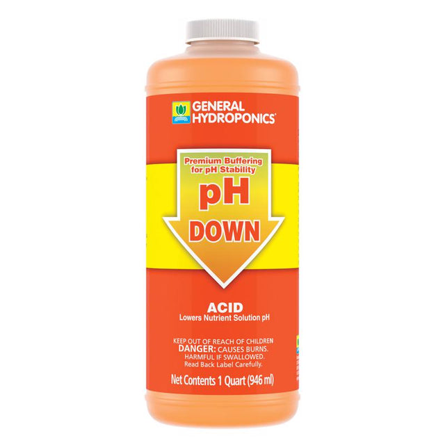 General Hydroponics pH Down Liquid Base Nutrient Solution 1