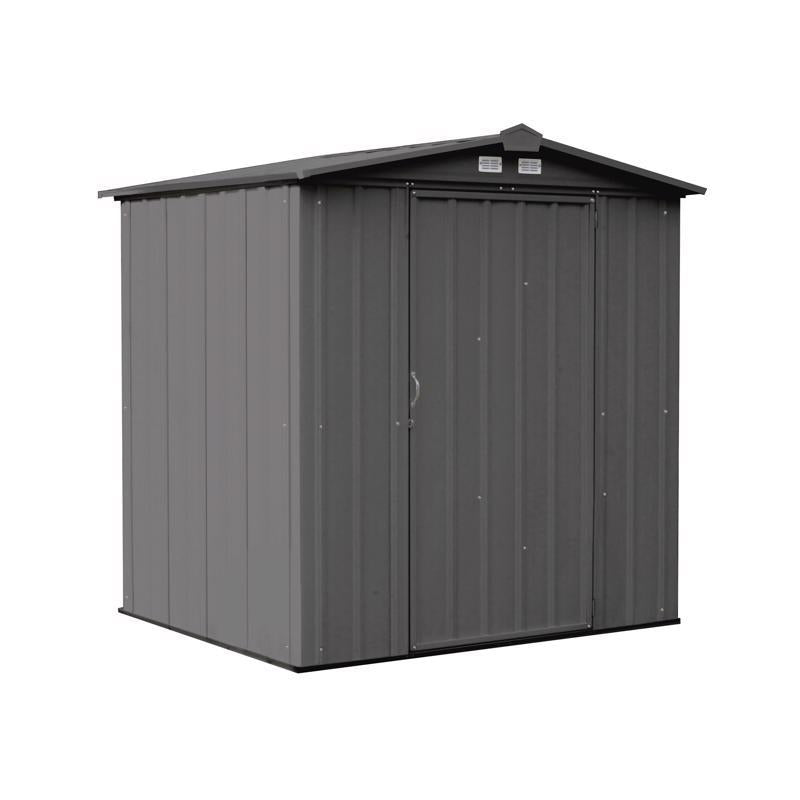 Arrow Ezee 6 ft. x 5 ft. Metal Vertical Peak Storage Shed without Floor Kit