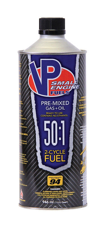 VP Racing Fuels Small Engine Ethanol-Free 2-Cycle 50:1 Pre-Mixed Fuel 1 qt