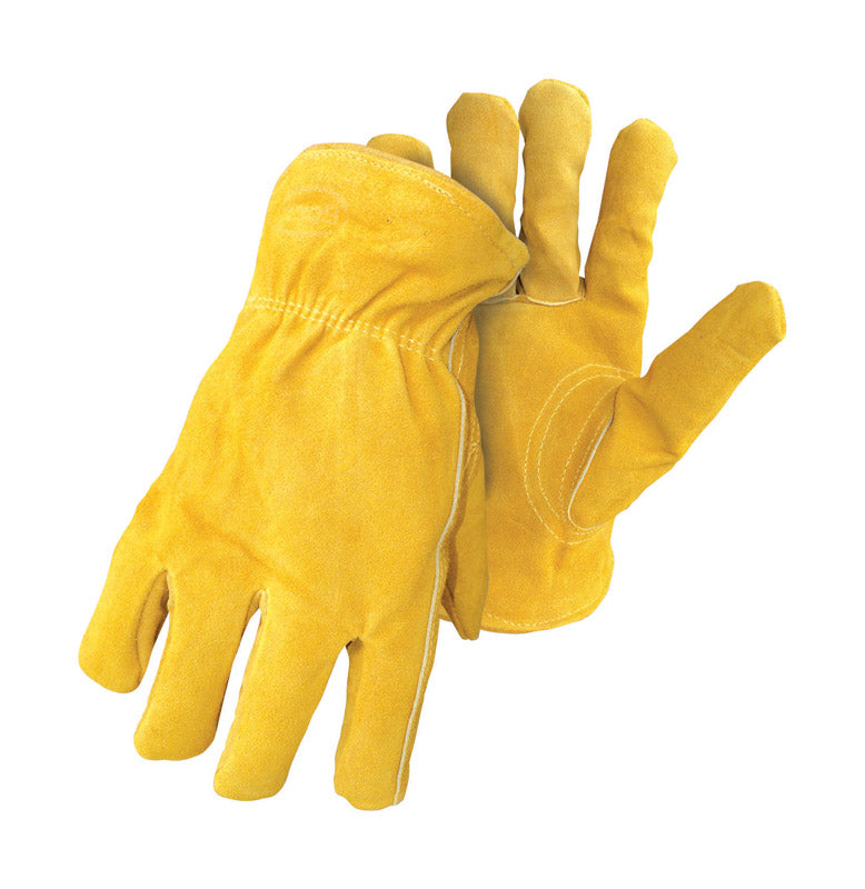 Boss Therm Men's Indoor/Outdoor Insulated Driver Gloves Yellow XL 1 pair